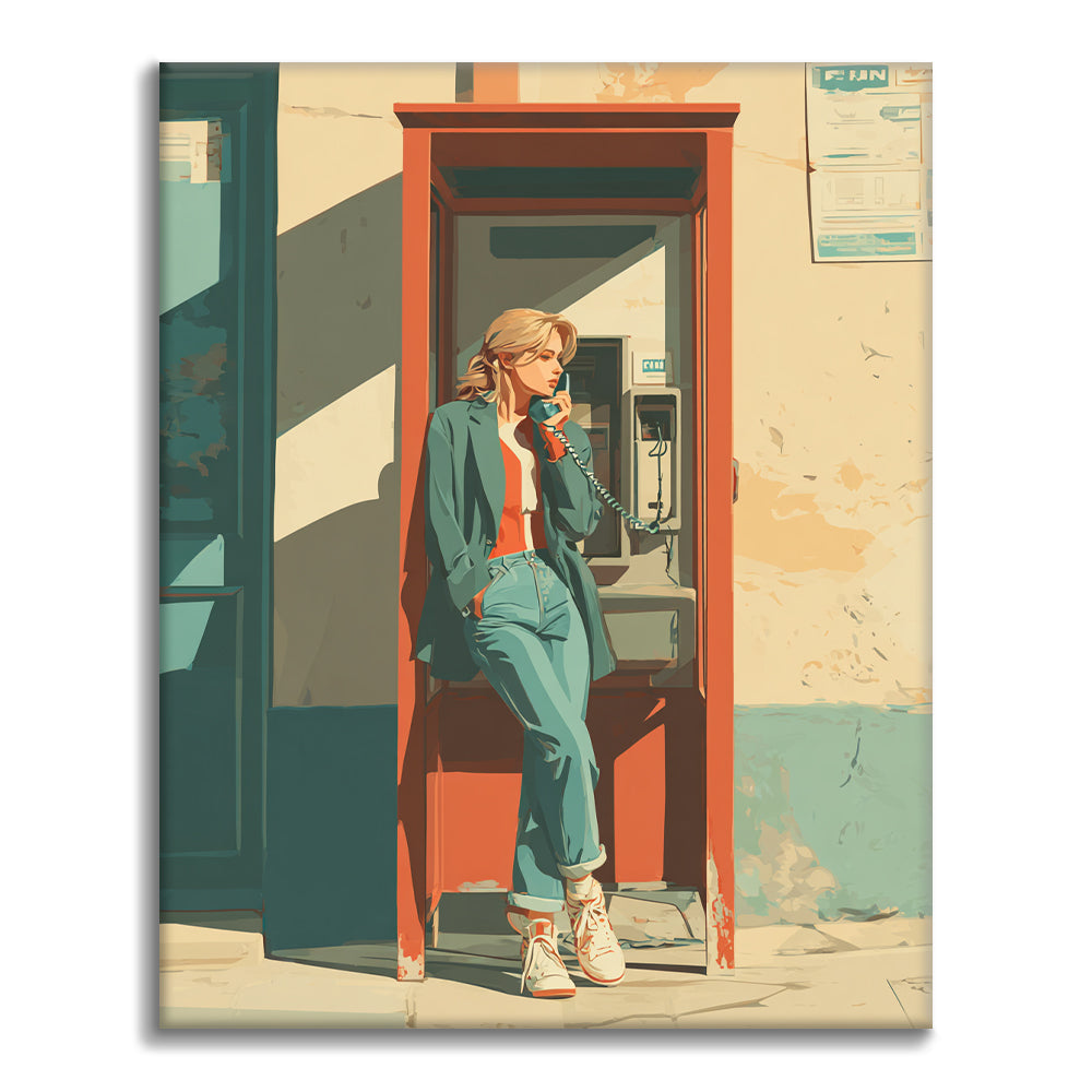 Phone Booth - Paint by Numbers