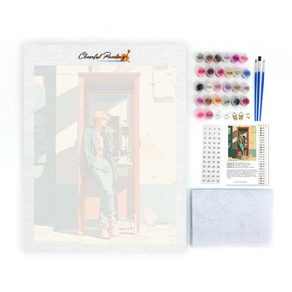 Phone Booth - Paint by Numbers