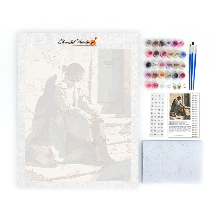 Quiet Pause - Paint by Numbers