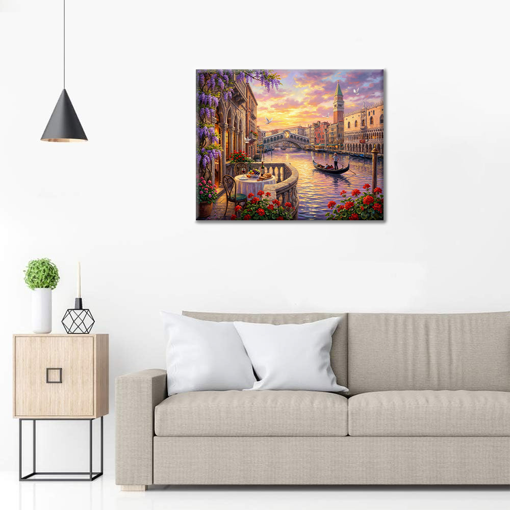 Romantic Venice - Paint by Numbers
