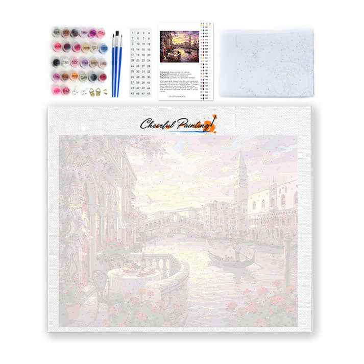 Romantic Venice - Paint by Numbers