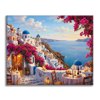 Santorini - Paint by Numbers