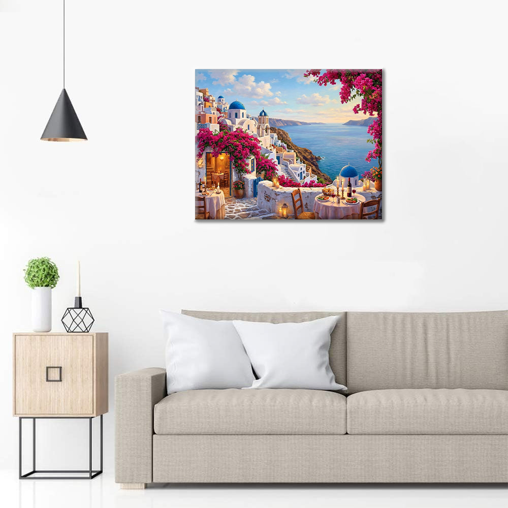 Santorini - Paint by Numbers