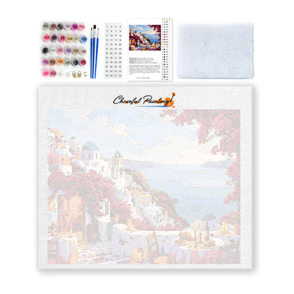 Santorini - Paint by Numbers