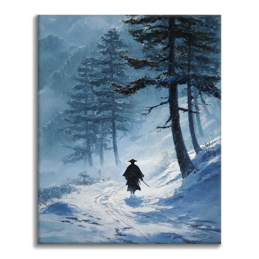 Snowbound Path - Paint by Numbers