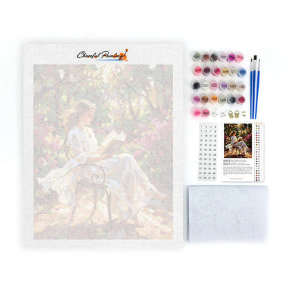 Sunlit Reading - Paint by Numbers