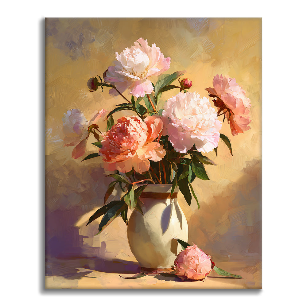 The Peonies - Paint by Numbers