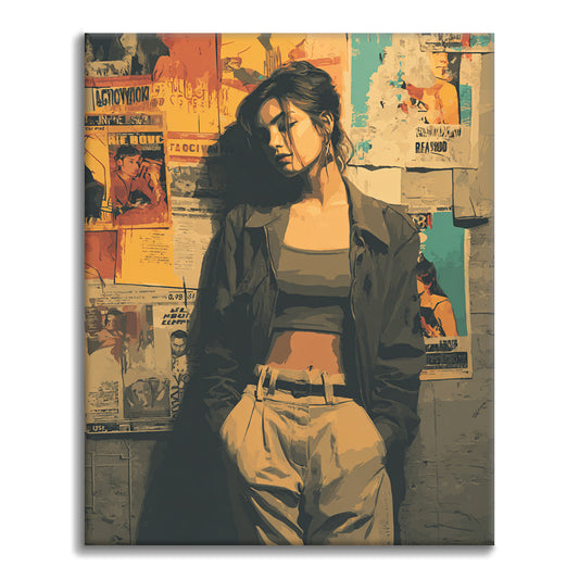 Wallflower Mood - Paint by Numbers