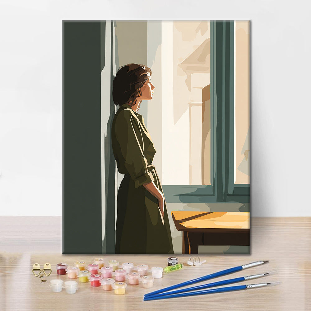 Window Figure - Paint by Numbers