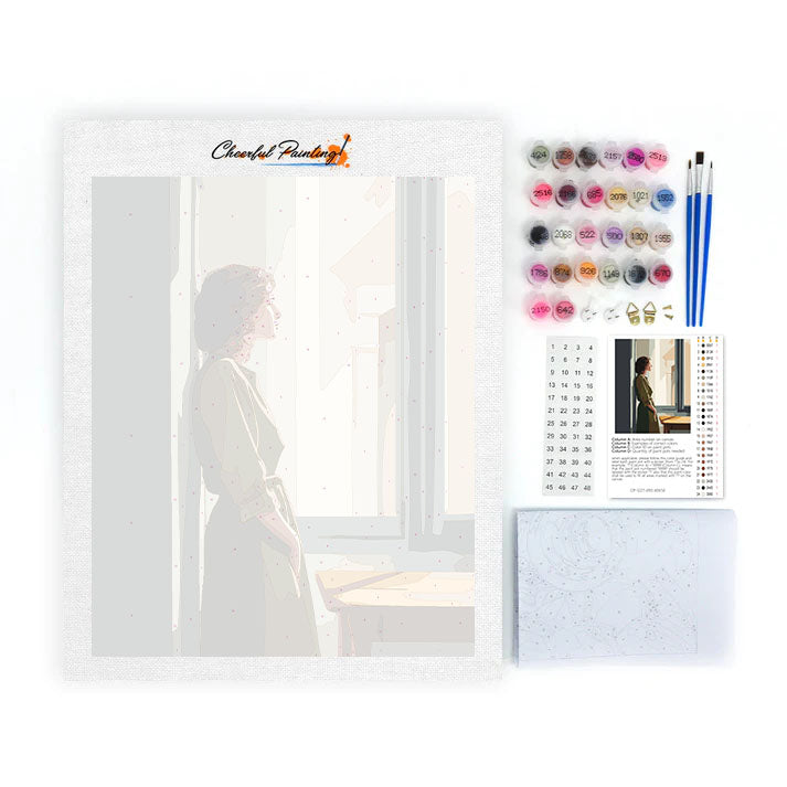 Window Figure - Paint by Numbers
