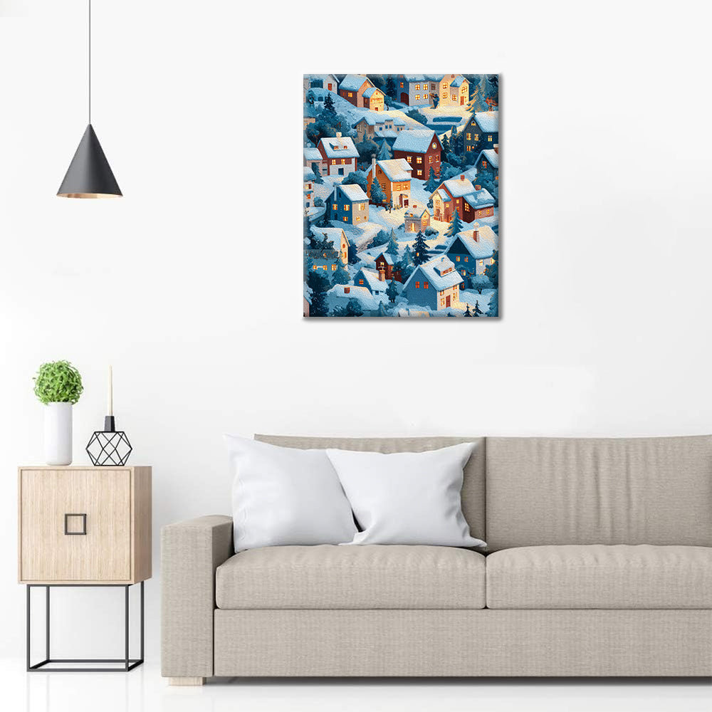 Winter Glow - Paint by Numbers