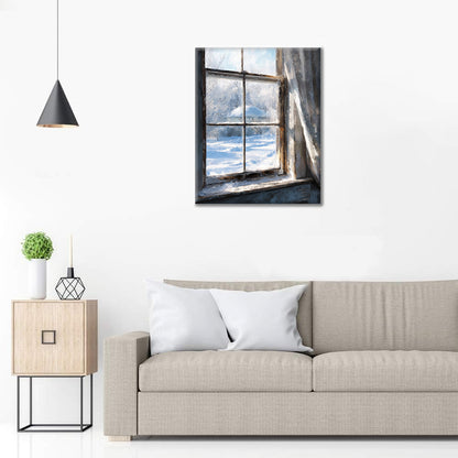 Winter Window - Paint by Numbers