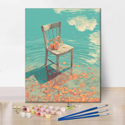 Wooden Chair - Paint by Numbers