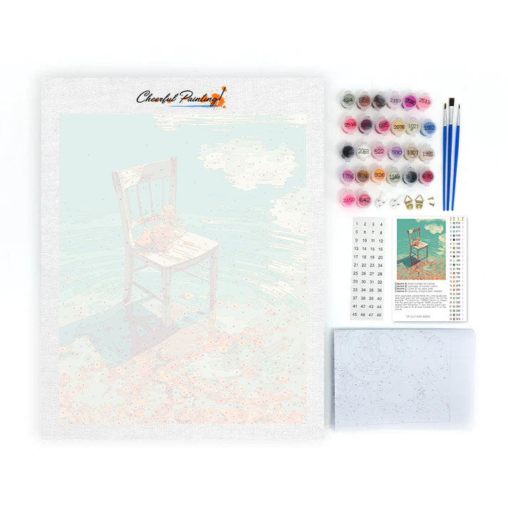 Wooden Chair - Paint by Numbers