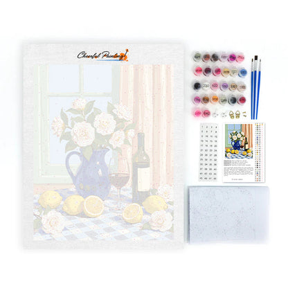 A Cozy Table - Paint by Numbers