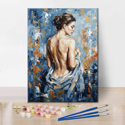 Blue Silhouette - Paint by Numbers