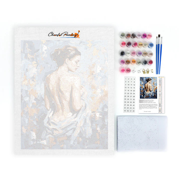 Blue Silhouette - Paint by Numbers