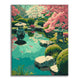 Cherry Blossom Garden - Paint by Numbers