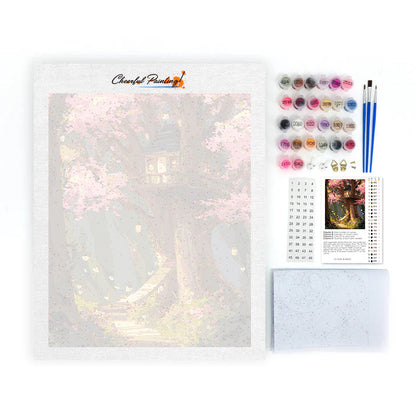 Enchanted Treehouse - Paint by Numbers