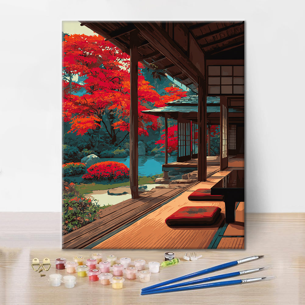 Japanese Wood - Paint by Numbers