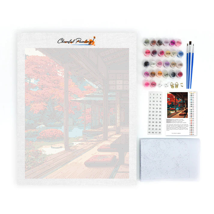 Japanese Wood - Paint by Numbers