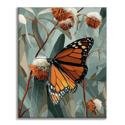 Monarch Butterly - Paint by Numbers