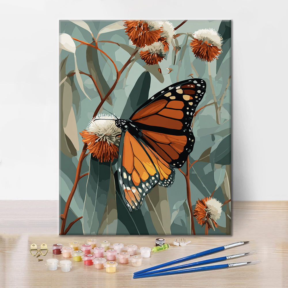 Monarch Butterly - Paint by Numbers