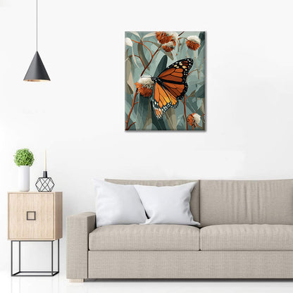 Monarch Butterly - Paint by Numbers