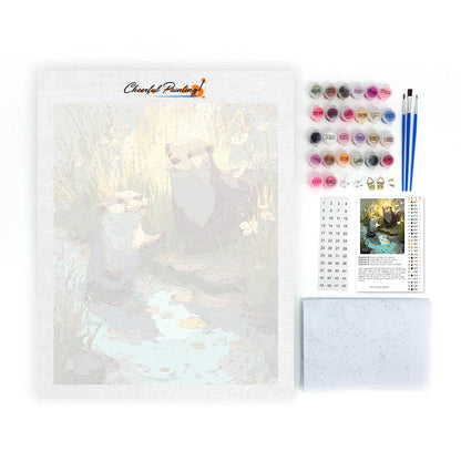 Spring Otter - Paint by Numbers