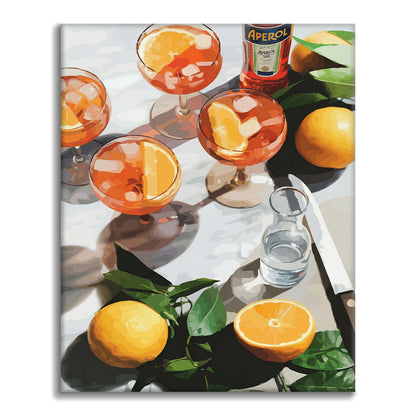 Sunny Drinks - Paint by Numbers