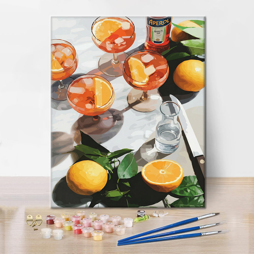 Sunny Drinks - Paint by Numbers