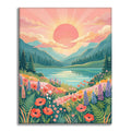 Sunrise Valley - Paint by Numbers