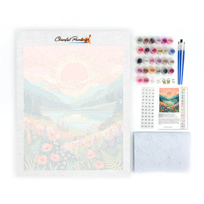 Sunrise Valley - Paint by Numbers