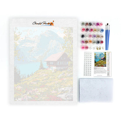 Swiss Chalet - Paint by Numbers