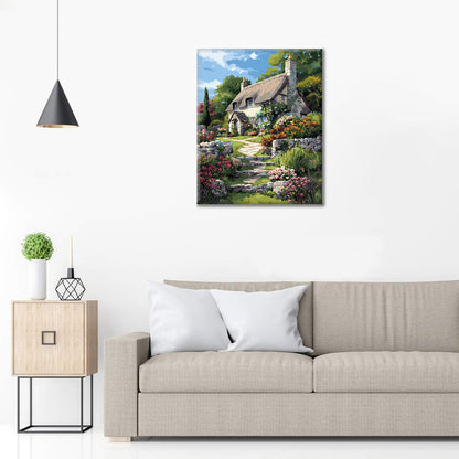 Thatched House - Paint by Numbers