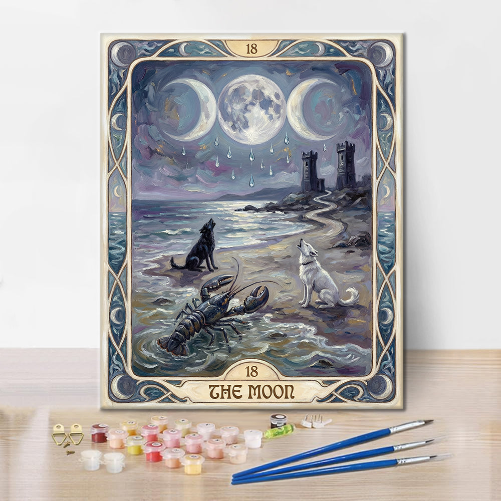 The Moon - Paint by Numbers