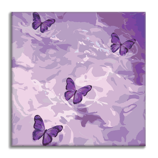Violet Dreamscape- Mini Paint by numbers