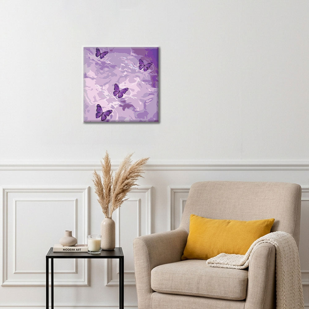 Violet Dreamscape- Mini Paint by numbers