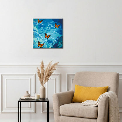 Cerulean Flight - Mini Paint by numbers