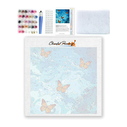 Cerulean Flight - Mini Paint by numbers