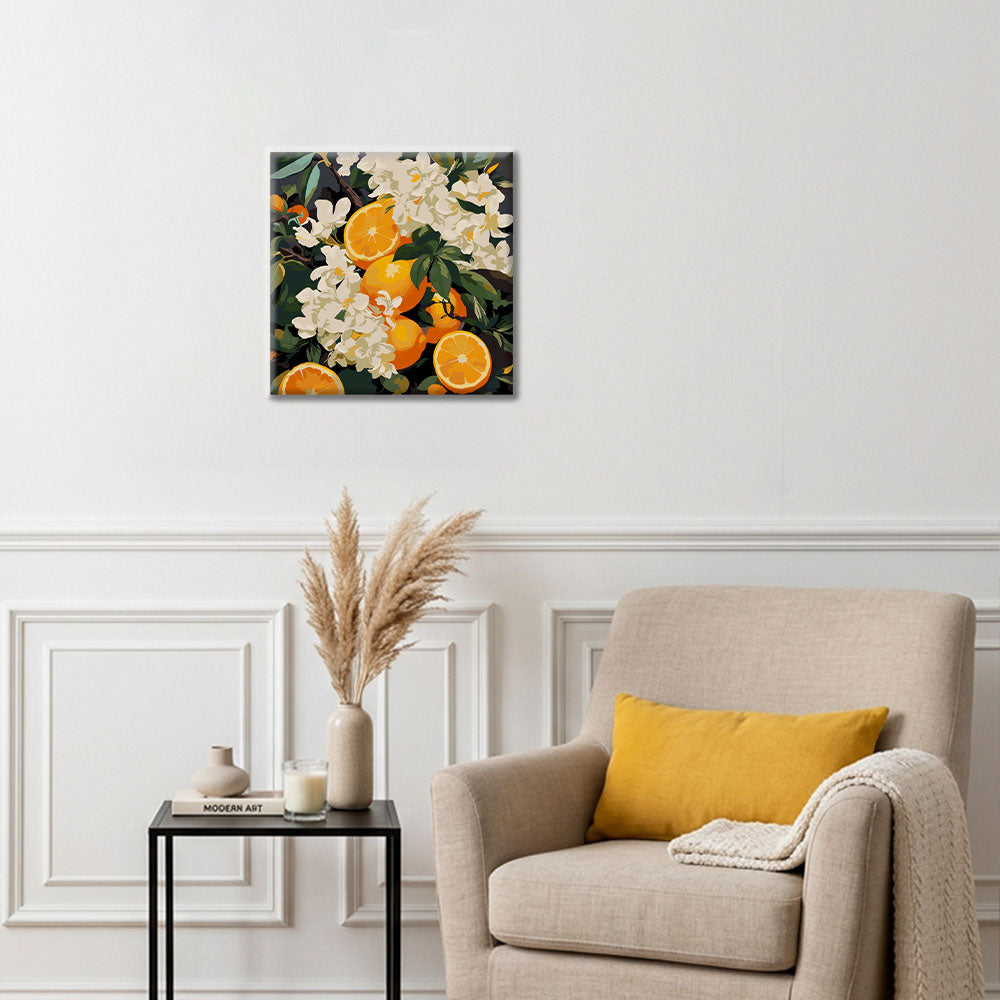 Citrus Blossom - Mini Paint by numbers