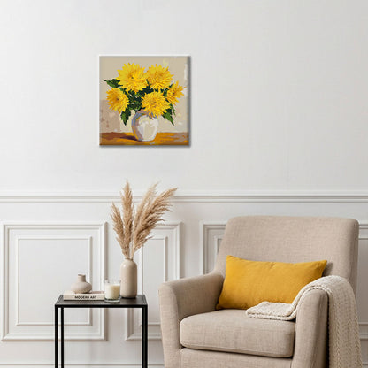 Golden Daisy Bouquet - Mini Paint by numbers