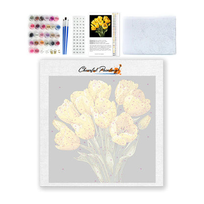 Golden Solitude - Mini Paint by numbers