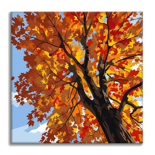 Maple Sky Harmony - Mini Paint by numbers