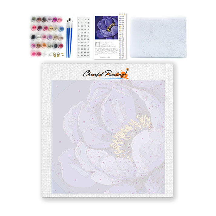 Midnight Bloom - Mini Paint by numbers