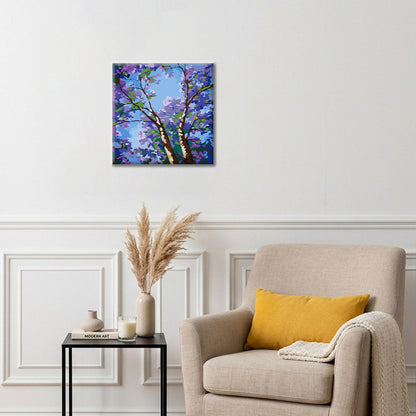 Purple Canopy - Mini Paint by numbers