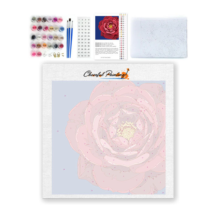 Royal Crimson & Azure - Mini Paint by numbers