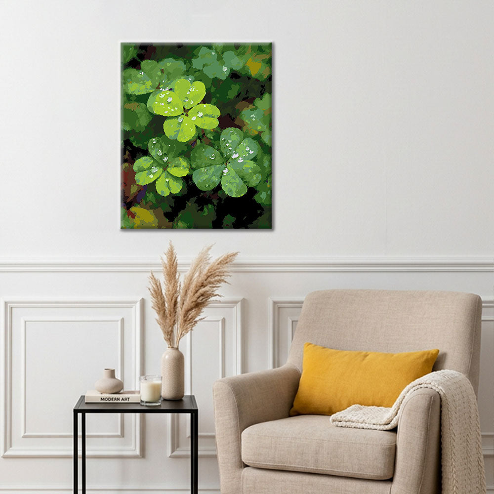 Four Leaf Clover - Paint by Numbers