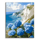 Hydrangeas by the Sea - Paint by Numbers