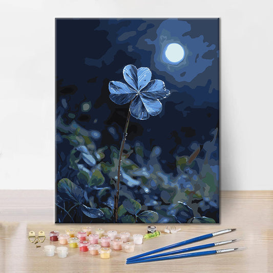 Moonlight Clover - Paint by Numbers